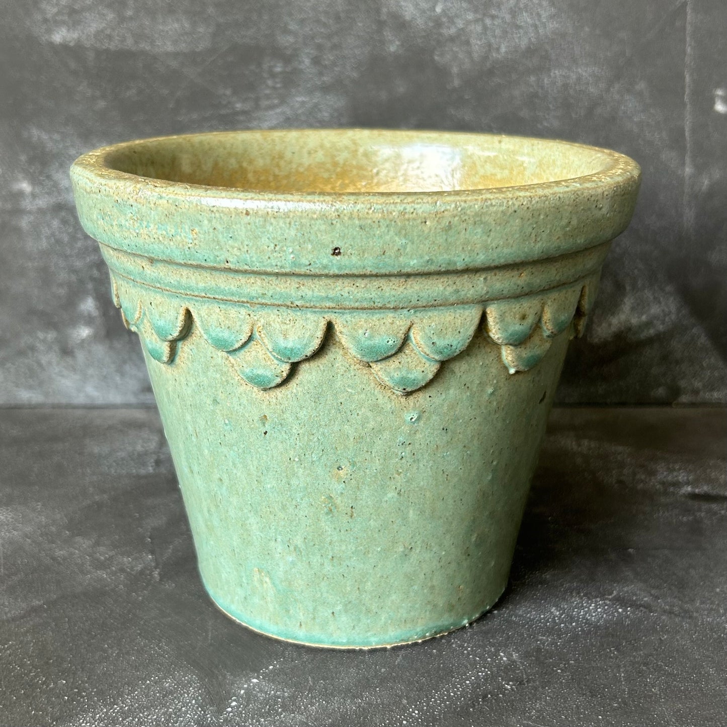 Glazed Castle Pot by Nipots 16cm