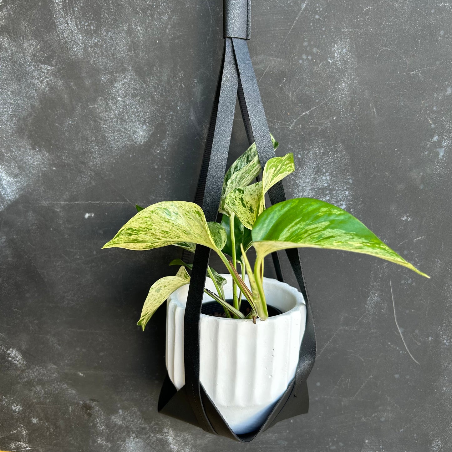 Faux Leather Pot Hanger