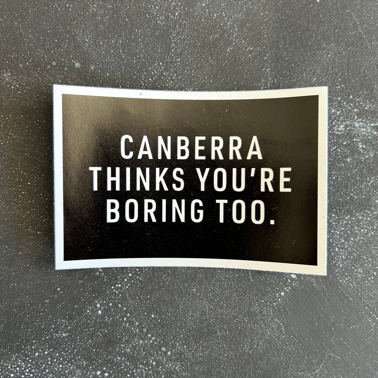 Canberra Thinks Stickers