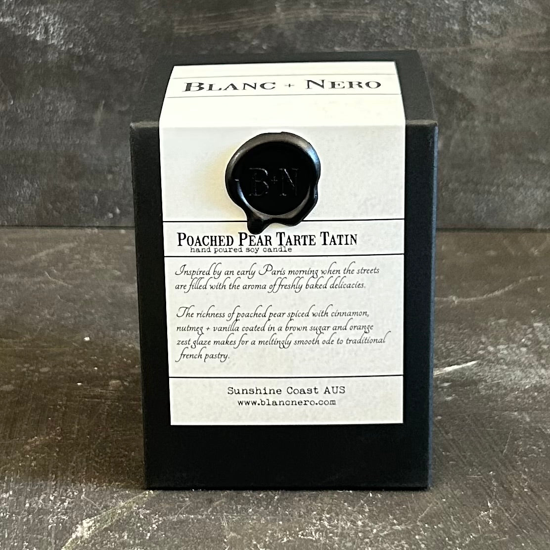 Poached Pear Tarte Tatin Candle by Blanc + Nero