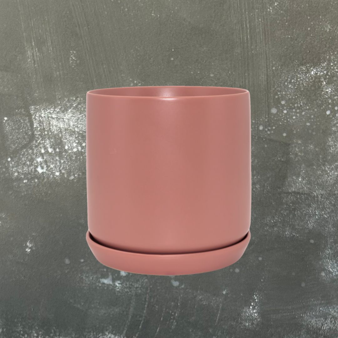 Oslo Plant Pot with Saucer - Large