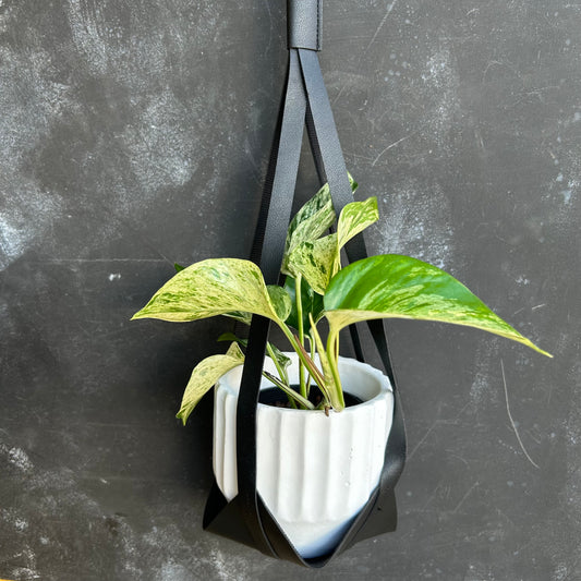 Faux Leather Pot Hanger