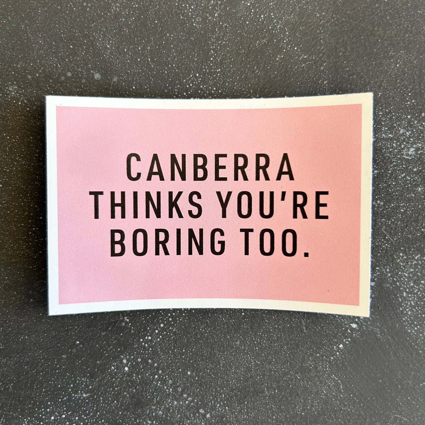 Canberra Thinks Stickers