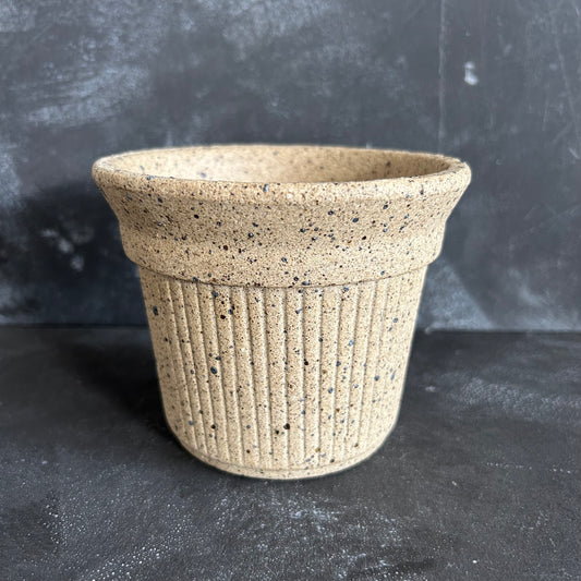 Burnt Cream Pot by Nipots 13cm