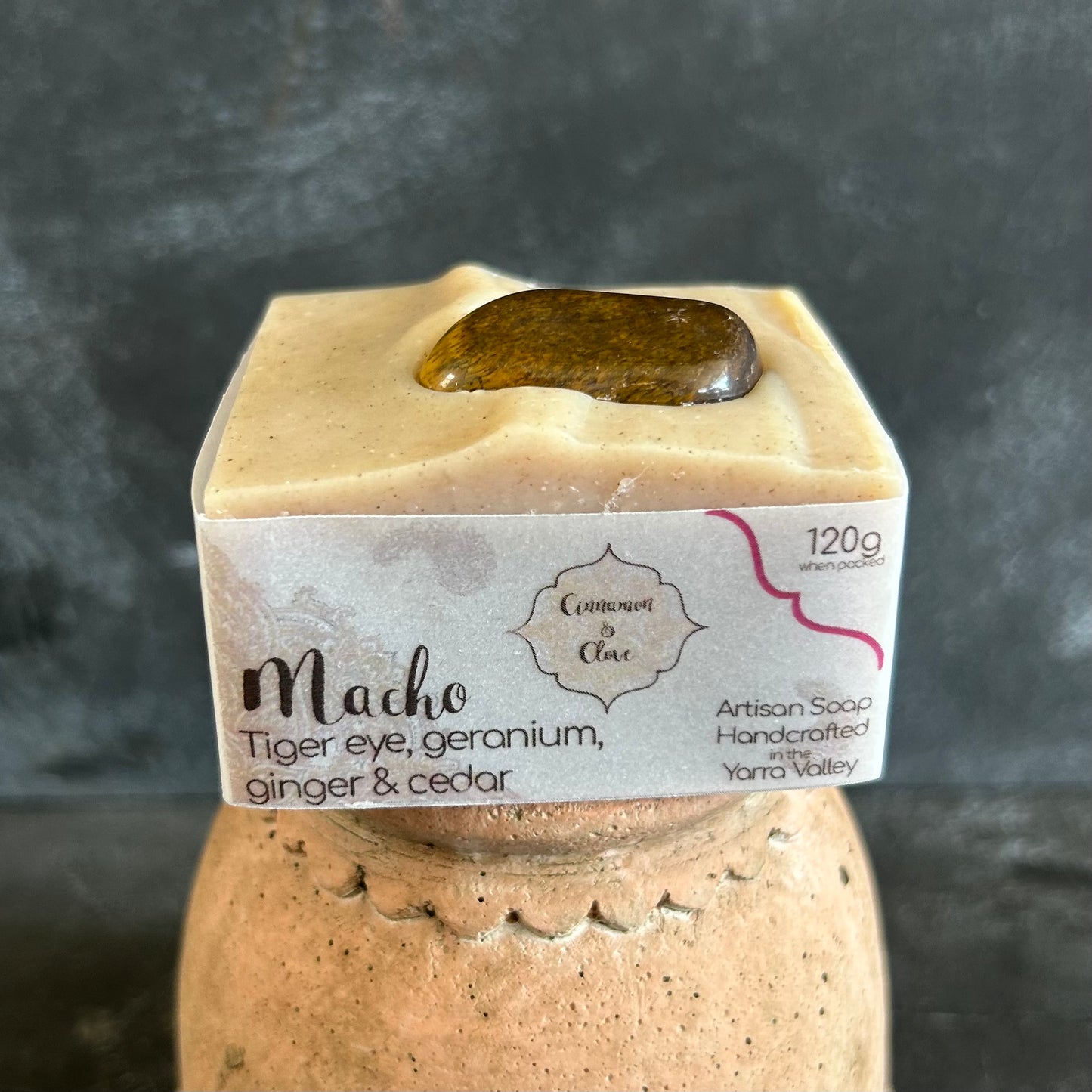Macho Soap with TIger Eye by Cinnamon & Clove