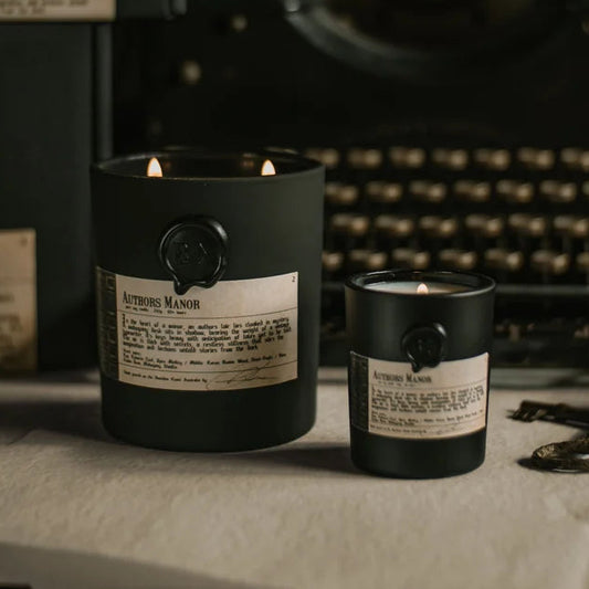 Authors Manor Candle by Blanc + Nero