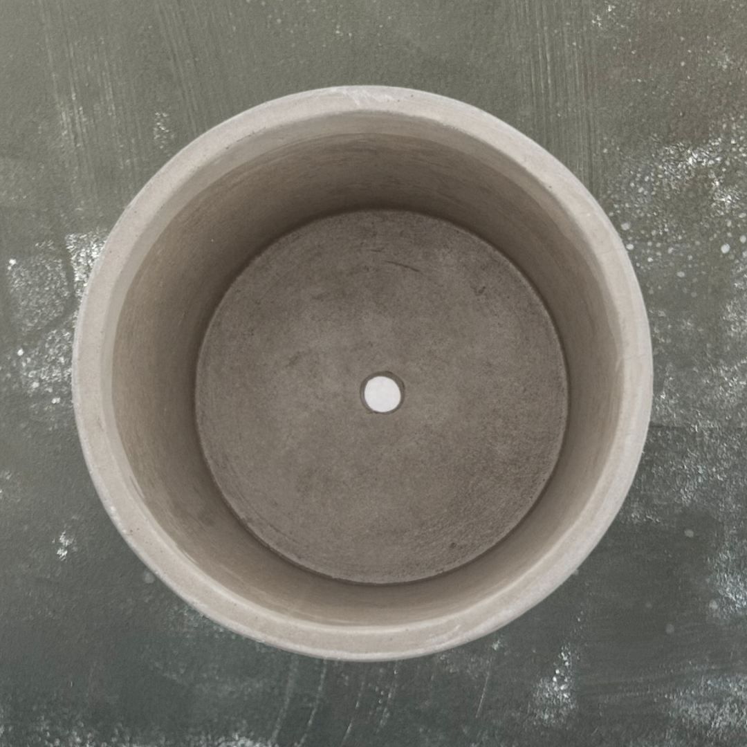Cement Cylinder Planter - 14cm