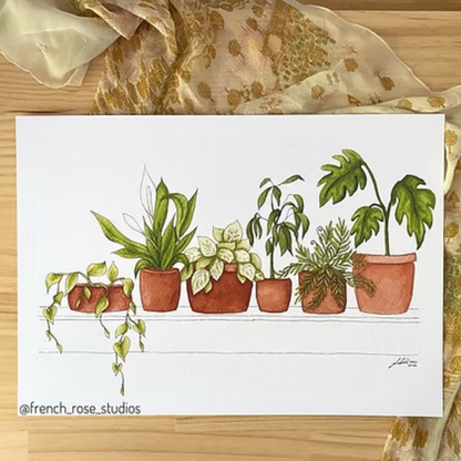 Watercolour Workshop with French Rose Studios