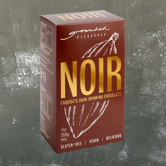Noir Dark Drinking Chocolate by Grounded Pleasures