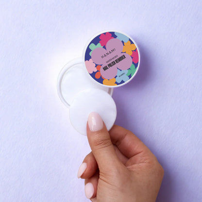 Water Based Nail Polish Remover Wipes by Hanami
