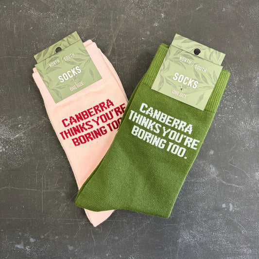 Canberra Thinks Socks by North/South