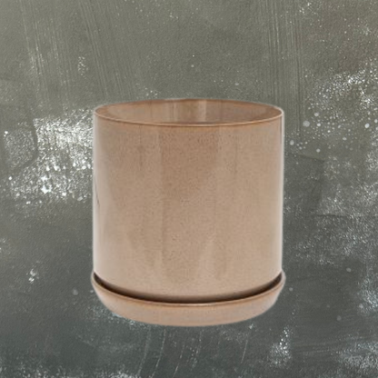 Oslo Plant Pot with Saucer - Medium