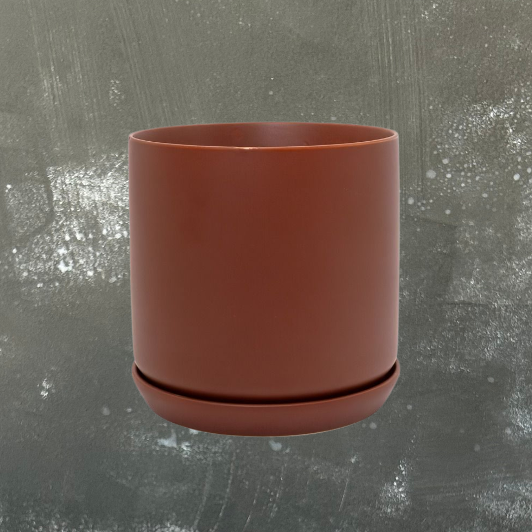 Oslo Plant Pot with Saucer - Large