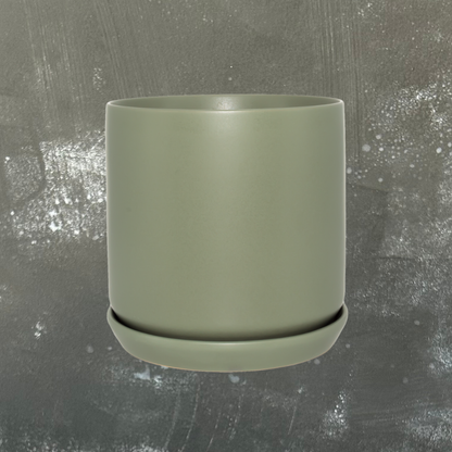 Oslo Plant Pot with Saucer - Large