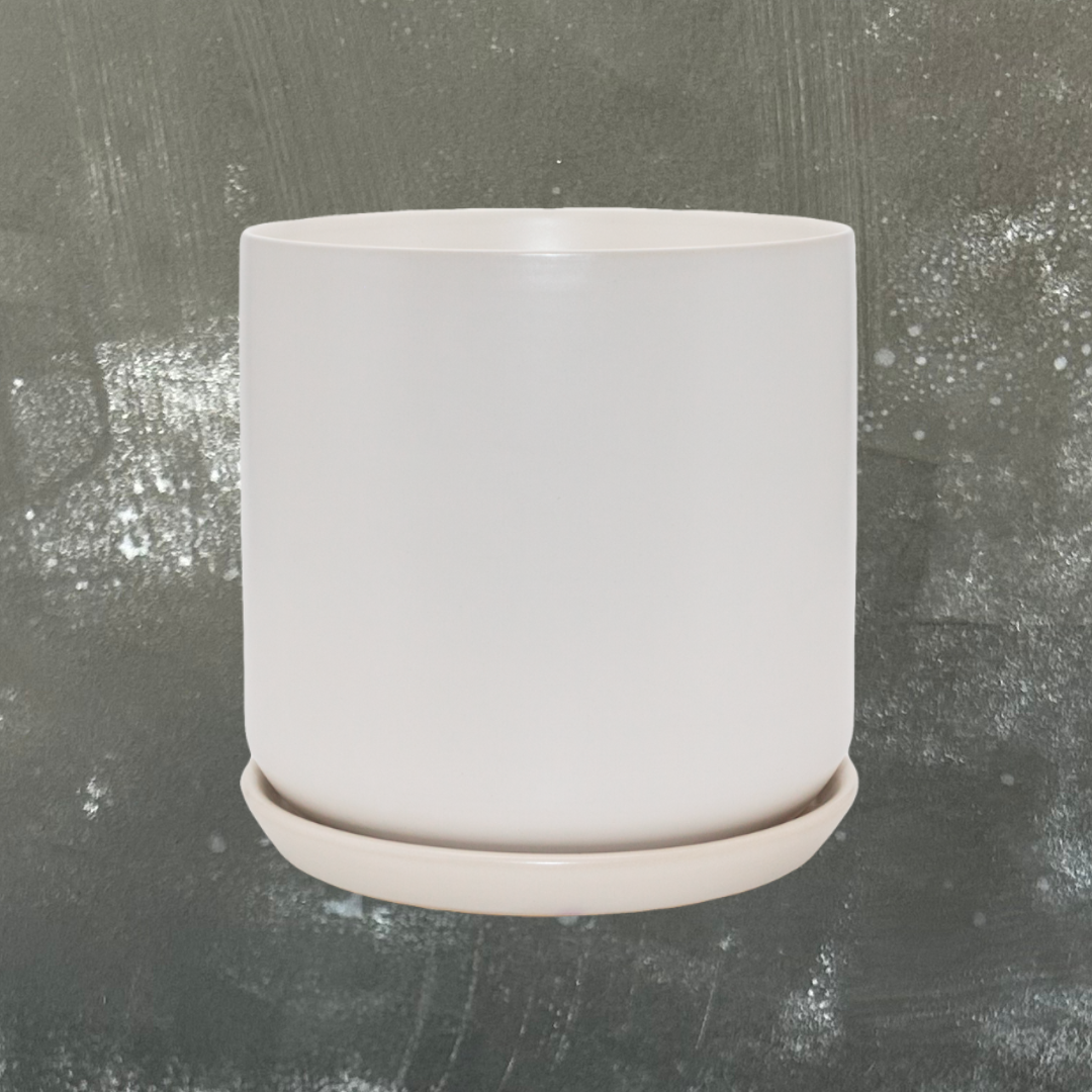 Oslo Plant Pot with Saucer - Large