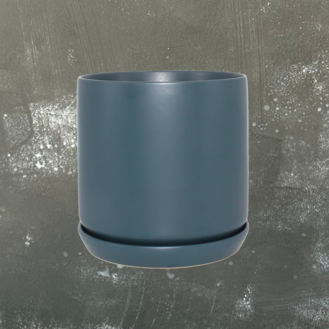 Oslo Plant Pot with Saucer - Large