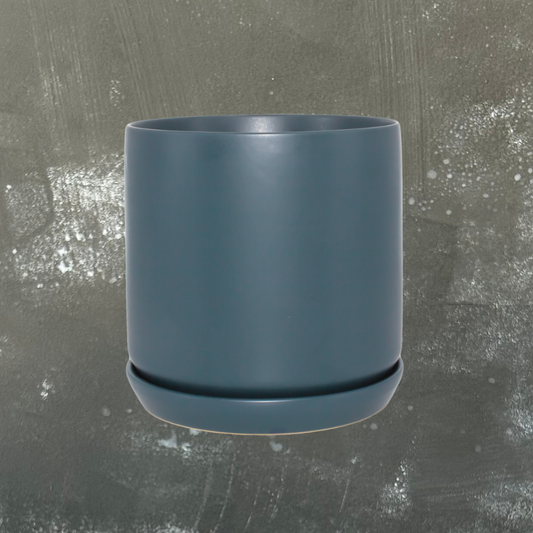 Oslo Plant Pot with Saucer - Large