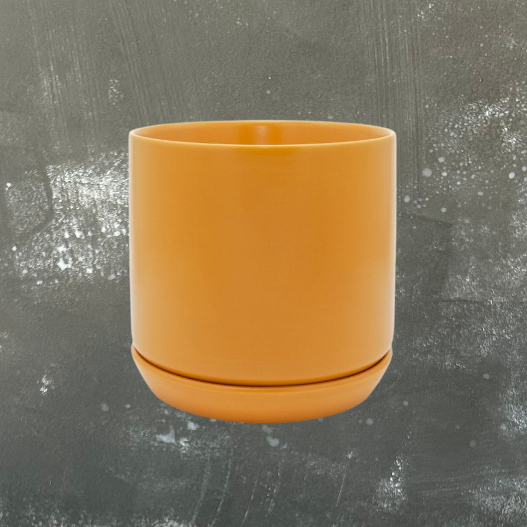 Oslo Plant Pot with Saucer - Medium