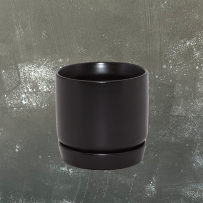 Oslo Plant Pot with Saucer - Mini