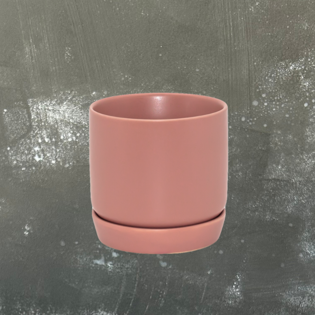 Oslo Plant Pot with Saucer - Mini