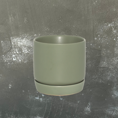 Oslo Plant Pot with Saucer - Mini