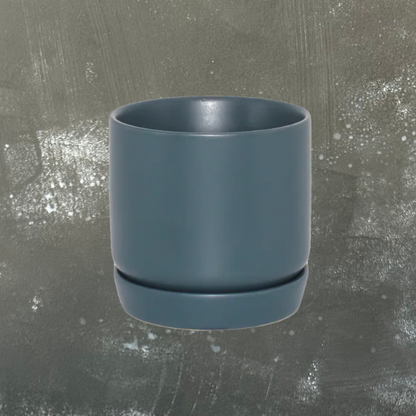 Oslo Plant Pot with Saucer - Mini