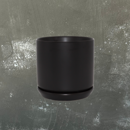 Oslo Plant Pot with Saucer - Medium