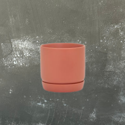 Oslo Plant Pot with Saucer - Mini