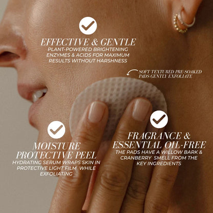 Plant Active Peel Pads by Fitglow Beauty