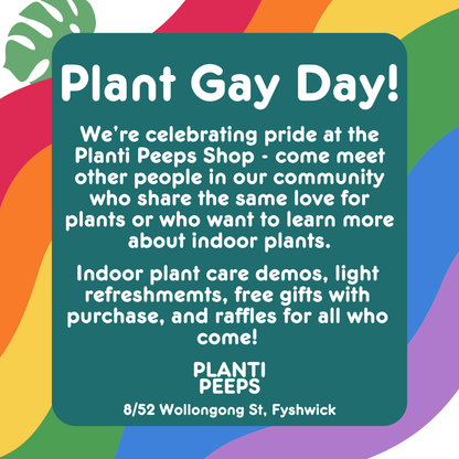 Plant Gay Day - Free Event 20/6 12pm-5pm