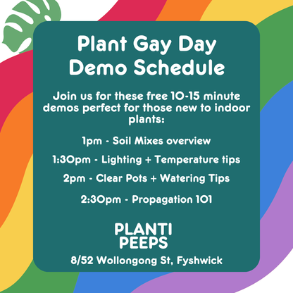 Plant Gay Day - Free Event 20/6 12pm-5pm