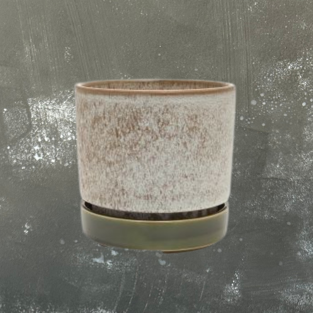 Pollock Plant Pot with Saucer - Medium