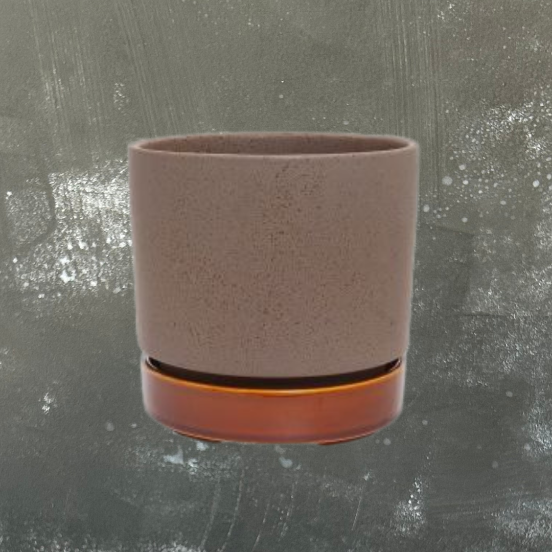 Pollock Plant Pot with Saucer - Medium