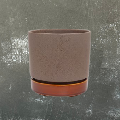Pollock Plant Pot with Saucer - Medium
