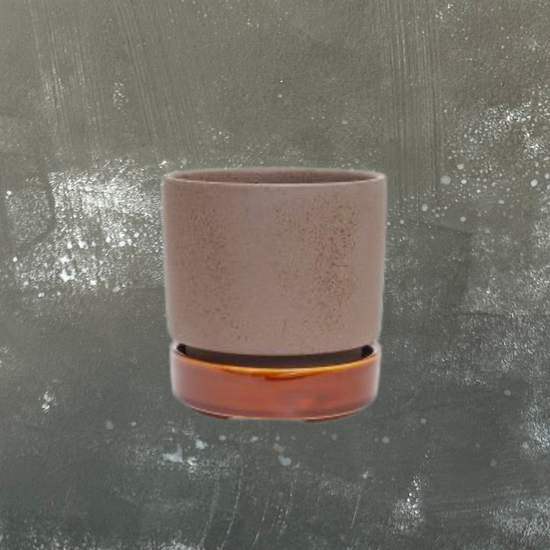 Pollock Plant Pot with Saucer - Small