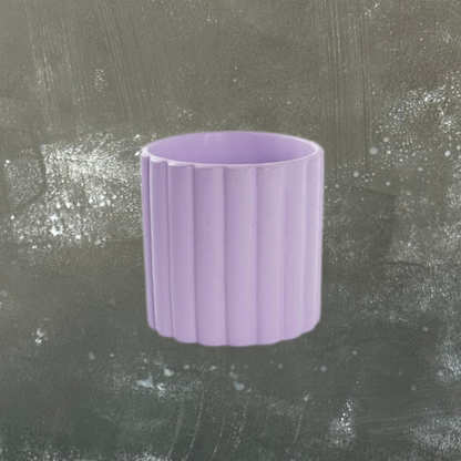 Scalloped Cover Pot 10cm