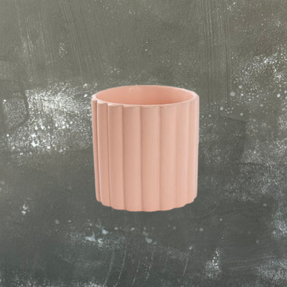 Scalloped Cover Pot 10cm