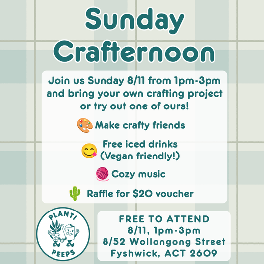 Sunday Crafternoon - Free Event 8/11 1pm-3pm