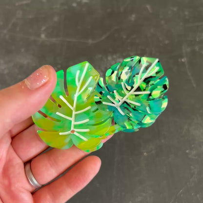 Foliage Hair Claw Clips
