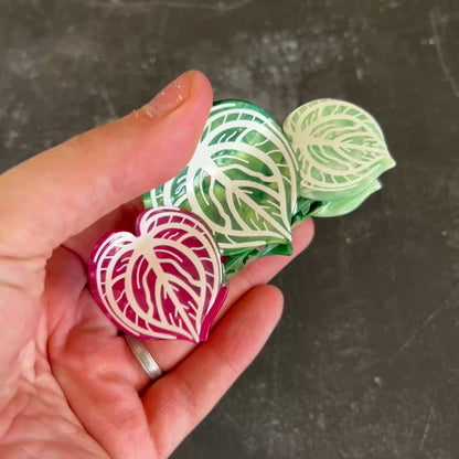 Foliage Hair Claw Clips