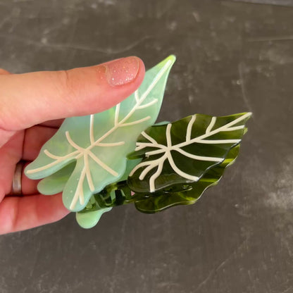 Foliage Hair Claw Clips